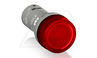 Светосигнальная арматура CL2-523R, красная, 230VAC, IP66, 22mm
