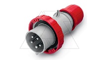 Разъем пром. силовой CEE кабельный, штекер, 125A, 3P+N+E 6h, 346_415VAC 50/60Hz, IP66/IP67/IP69, серия OPTIMA