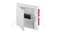 Щит встраив. ECO BOX 1x6M, N/PE 2x 2x16+3x10mm2, белая пласт. дверь, белый RAL9003, 240x270x106mm, IP40 (стикерованный)