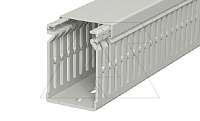 Перфокороб LK4 N 60040, органайзер для шкафов, 60 x 40 мм (глубина х ширина крышки), L=2000мм, RAL 7030 серый