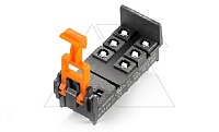 Цоколь SRT08-P, 10A(300V), для печатных плат, черный, для RFT2CO, 46.52, G2R-2, KRI2