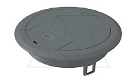 Лючок GES R2 7011 для монтажных коробок MT R2, серый, полиамид