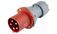 Разъем пром. силовой CEE кабельный, штекер, 63A, 3P+N+E 6h, 346_415VAC 50/60Hz, IP44, серия Hexie