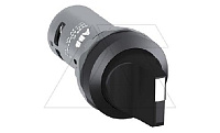 Переключатель C3SS2-10B-20, 3-х позиц., черный, 2NO (45-0-45), без фиксации, IP66, пластик, 22mm