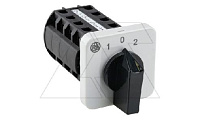 Переключатель BS 16 2034K U, 4P, 20A, тип 1→0←2, 4NO на 1_2, на дверь, фронт IP40
