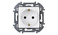 Inspiria - Розетка 2P+E нем. стд. (белый)