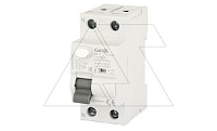 УЗО GYL9-2P-63A-30mA, 2P, 63A, 6 kA, 30mA, тип AC, 2M