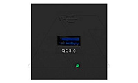 Noen - Розетка USB, быстрая зарядка, 2М, 3A/5V, 2A/9V, 1,5A/12V, в комплекте с рамкой, черная