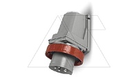 Разъем пром. силовой CEE настенный угловой, штекер, 32A, 3P+N+E 6h, 346_415VAC 50/60Hz, IP66/IP67/IP69, серия OPTIMA