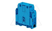 Клемма ZS240-BL/36 винтовой зажим, для нейтрали, 415А, 1000В, синий