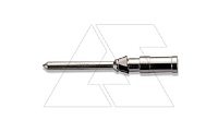 Контакт обжимной, тип вилка, стандартный, 10A, 0,5mm2, Ø 1,6mm, с серебряным покрытием