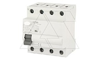 УЗО GYL9-4P-63A-30mA, 4P, 63A, 6 kA, 30mA, тип AC, 4M