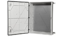 Щит навесной 700x500x200мм (ВxШxГ) из композитного (SMC) материала с монт. панелью 640x425мм, IP65