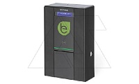 Зарядное устройство BE-W, Тип2, 7.4kW (32A, 230VAC 1P+N+E), с розеткой, PM, EM, LCD, антрацит, 235x370x115mm, IK08, IP54