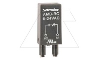 Модуль AMD-RC, резистор+конденсатор, 6_24VAC, черный, для SRU, SKF14, SKC, SKB, STB, SRC*-E, SRB, GZT, GZM, GZS, GZMB, ES32