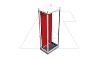 Монтажная панель NEO/TEOS 2000x1200мм (ВxШ), толщиной 3мм. с комплектом крепления