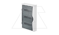 Щит навесной ECO BOX 3x12M, N/PE 4x 6x16+3x10mm2, дымчатая пласт. дверь, белый RAL9003, 560x354x107mm, IP40 (стикерованный)