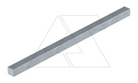 Контактная пластина 1801 KL1 для шины 1801 VDE, L=212мм, 10х10мм, никелированная латунь