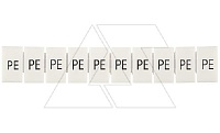Маркировка клеммных модулей CA509/K5/H/PE для клемм 5mm, гориз. "PE" (упак. 100шт.)