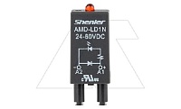 Модуль AMD-LD1N, красный LED+диод, 24_60VDC, поляризация +А1/-А2, черный, для SRU, SKF14, SKC, SKB, STB, SRC*-E, SRB, GZT, GZM, GZS, GZMB, ES32