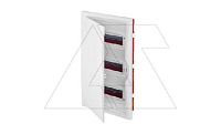 Щит встраив. ECO BOX 3x12M, N/PE 4x 2x16+7x10mm2, белая пласт. дверь, белый RAL9003, 560x350x102mm, IP40