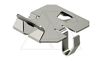 Фиксатор KS KL VA4310 для крепления разделительной перегородки в лотках RKSM, MKS и SKS, нерж. сталь