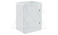 Щит навесной 400X300X220мм (ВхШхГ) с монт. панелью 345X235мм (ВхШ), с комплектом крепления на стену, дверь глухая, IP65, ABS пластик