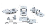 Комплект для крепления щитов ECOR(STX, CSX, ECOMP) нерж. сталь, 4 кронштейна