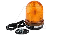 Колонна сигнальная (маяк) TL-90 в сборе, желтый, мигающий, 220VAC/≤33mA, IP65, d=90mm, нижнее подключение