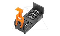 Цоколь SRT05-P, 16A(300V), для печатных плат, черный, для RFT1CO, 46.61, G2R-1, KRI1