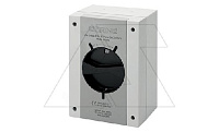 Выключатель нагрузки, 6P, 32A AC23A 15kW 415V, 690VAC, габ. Y3, черная блок. рукоятка, в пластм. корпусе IP66/IP69, ISOLATORS