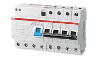 Дифф. авт. выключатель DS204 AC-C63/0.03, 4P C 63A 30mA Icu=10kA 8M