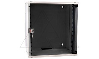 Щит телекоммуникационный 19", 12U, ВxШxГ 592x540x400 мм, SX, навесной, дверь стекло, серый