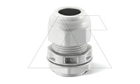 Ввод кабельный PG16 с гайкой с мембраной, диаметр кабеля 10_14mm, GW 750°C, UV-resistant, IP66, серый RAL7035