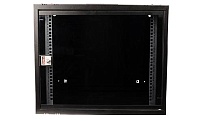 Щит телекоммуникационный 19", 21U, ВxШxГ 1033x600x600 мм, PANDORA, навесной, дверь стекло, черный