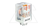 Реле R15-2013-23-1012-WT, 3CO, 10A(250VAC), 12VDC, мех. инд., тест-кнопка