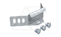 Соединитель RWVL 35 FS продольный/угловой, для лотков высотой борта 35мм, конв. оцинк.