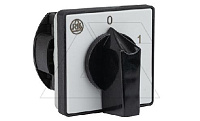 Переключатель PS 16 90 U, 1P, 20A, тип 0-1 (60°), 1NO на 1, 2.5kW(230VAC по АС-23), на дверь, фронт IP40