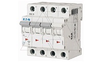 Авт. выключатель PL7-D1/3N, 3P+N, 1A, хар-ка D, 10kA, 4M