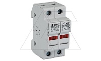 Держатель вставок плавких цилиндр., 2P, 32A, 690VAC, 10x38mm, LED, 2M