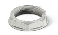 Контргайка для кабельного ввода M20x1.5, пластик, серый