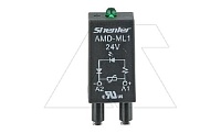 Модуль AMD-ML1, варистор + зеленый LED, 24VAC/DC, черный, для SRU, SKF14, SKC, SKB, STB, SRC*-E, SRB, GZT, GZM, GZS, GZMB, ES32