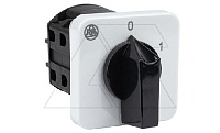 Переключатель BS 25 10 U, 3P, 25A, тип 0-1 (60°), 3NO на 1, 11kW(400VAC по АС-23), на дверь, фронт IP40