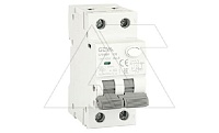 Дифф. авт. выключатель GYR9NM-C16-30mA, 1P+N, 16A, хар-ка C, 6 kA, 30mA, тип A, 2M