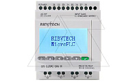 Программируемый логический контроллер SR-12DC-DA-R, 12_24VDC, 8DI(4AI/0_10V), 4RO(10A), RTC, Ethernet, ЖКИ