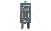 Модуль AMD-LDD1, зеленый LED+диод, 6_24VDC, поляризация +А1/-А2, черный, для SRU, SKF14, SKC, SKB, STB, SRC*-E, SRB, GZT, GZM, GZS, GZMB, ES32