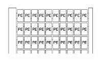 RC510 "PE" Маркировка для клемм шириной 5мм (карта 100шт)