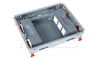 Основание монтажной коробки, вертикальный монтаж, 12M(2x6), Hmin=83/68mm