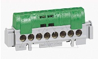 Клеммная колодка "зеленая" 1х6-25+16х1.5-16мм2, L=141мм (стикерованный)