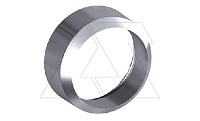 Декоративное кольцо (безель) KA1-8020 для кнопок, хром пластик, 22mm